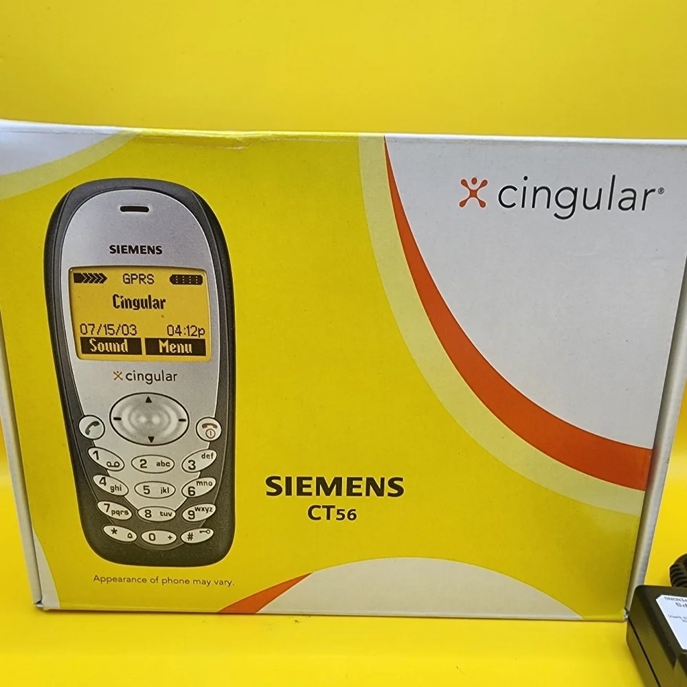 Cingular AT&T Siemens CT56 Cell Phone * Needs Battery-works Oklahoma Sooners